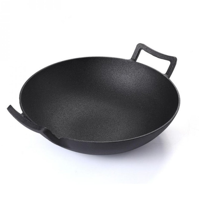 Wok tava od lijevanog željeza, Ф36 - 